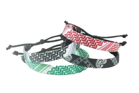 🖤🤍❤️💚 4 ou 8 Bracelets Keffieh Unisexe 🇵🇸 | Maison Elwène