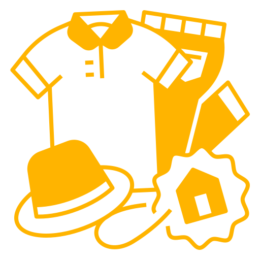 Sélection variée de vêtements et accessoires pratiques pour la vie de tous les jours, mode & auto.