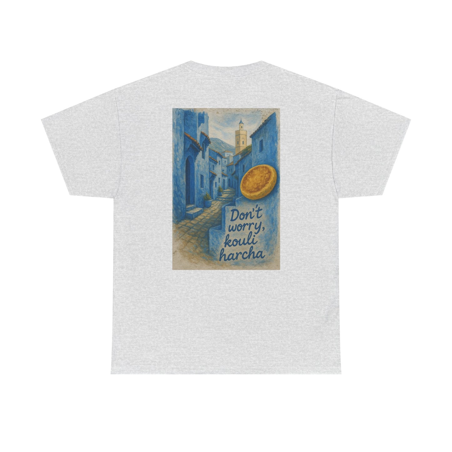 T-shirt Unisexe “Don’t Worry, Kouli Harcha” – Tee Humoristique, Streetwear Original, Style Casual & Confortable qualité allemande 🇩🇪