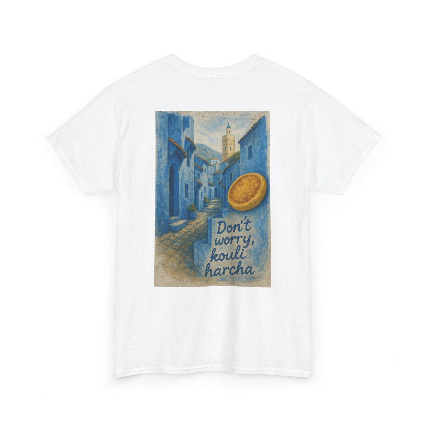 T-shirt Unisexe “Don’t Worry, Kouli Harcha” – Tee Humoristique, Streetwear Original, Style Casual & Confortable qualité allemande 🇩🇪
