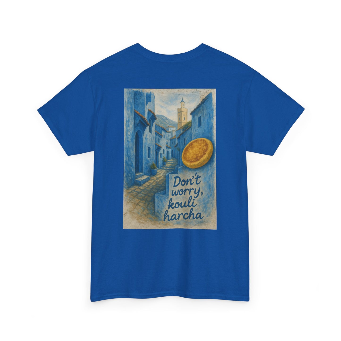 T-shirt Unisexe “Don’t Worry, Kouli Harcha” – Tee Humoristique, Streetwear Original, Style Casual & Confortable qualité allemande 🇩🇪