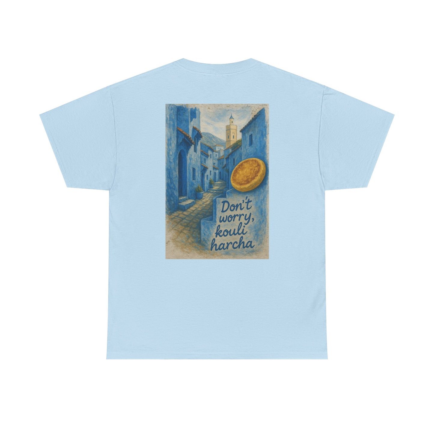 T-shirt Unisexe “Don’t Worry, Kouli Harcha” – Tee Humoristique, Streetwear Original, Style Casual & Confortable qualité allemande 🇩🇪
