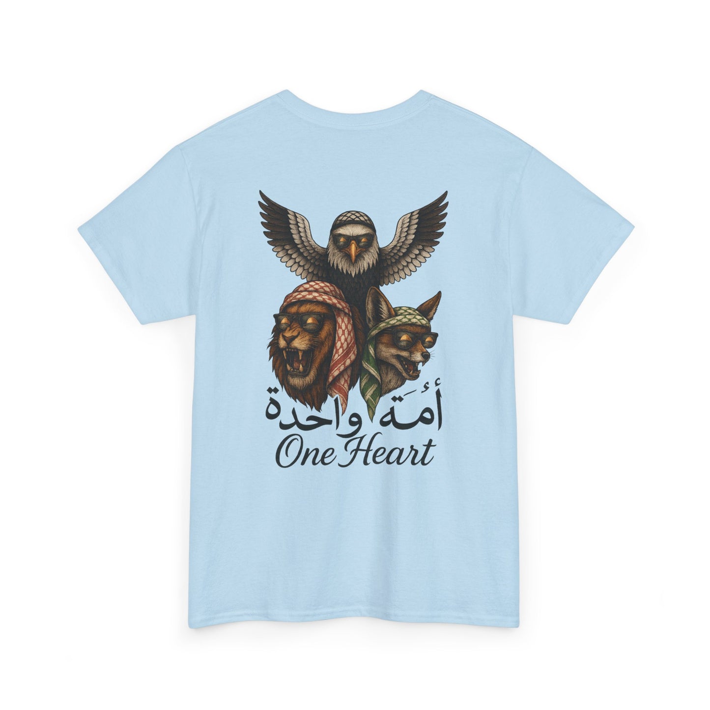 T-Shirt Signature unisex One Heart – Oummah Unie & Héritage Maghrébin – Qualité Allemande Premium 🇩🇪