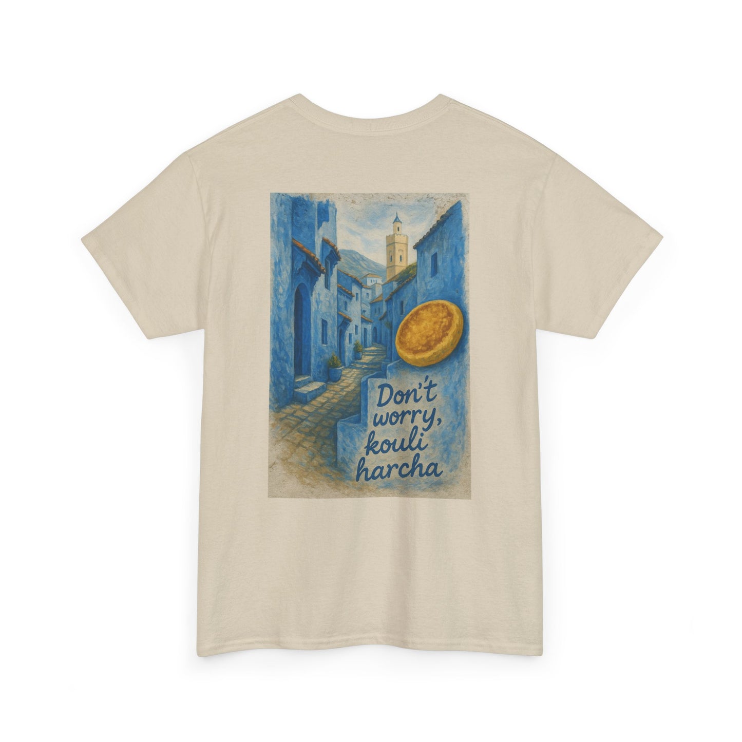 T-shirt Unisexe “Don’t Worry, Kouli Harcha” – Tee Humoristique, Streetwear Original, Style Casual & Confortable qualité allemande 🇩🇪
