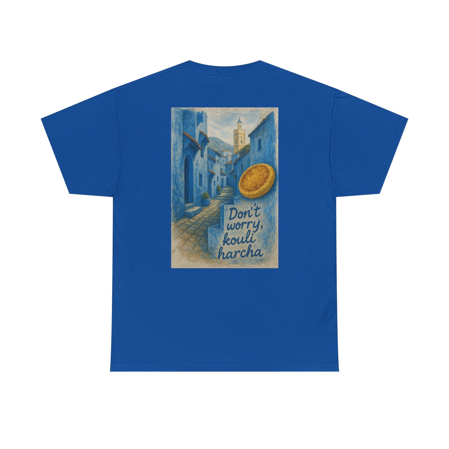 T-shirt Unisexe “Don’t Worry, Kouli Harcha” – Tee Humoristique, Streetwear Original, Style Casual & Confortable qualité allemande 🇩🇪