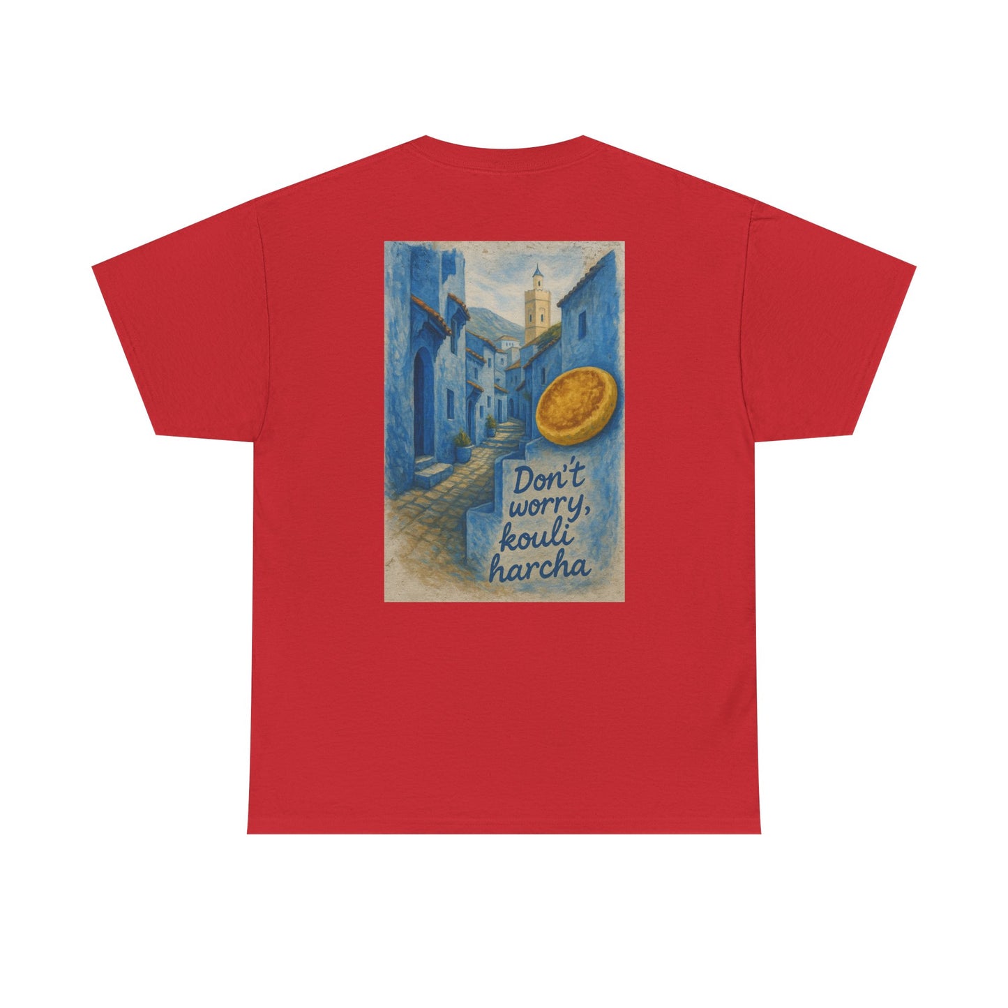 T-shirt Unisexe “Don’t Worry, Kouli Harcha” – Tee Humoristique, Streetwear Original, Style Casual & Confortable qualité allemande 🇩🇪