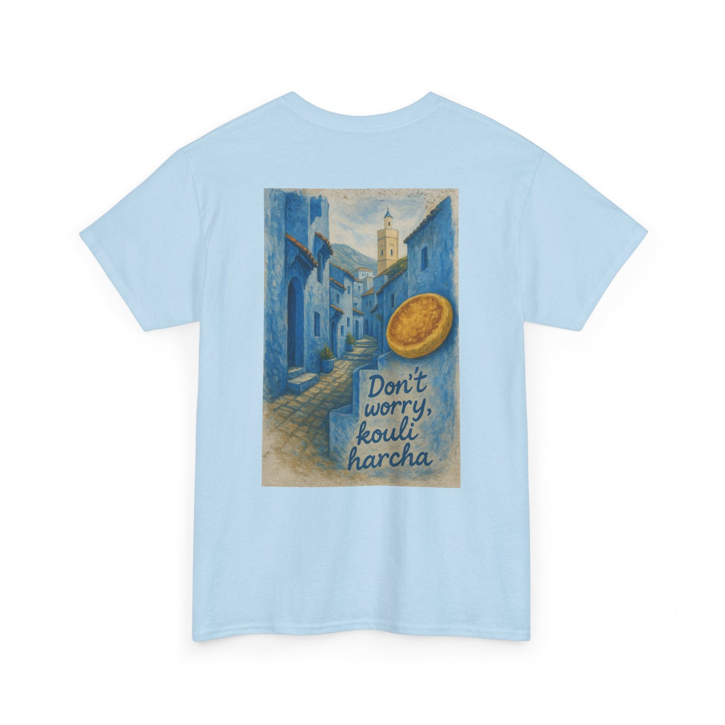 T-shirt Unisexe “Don’t Worry, Kouli Harcha” – Tee Humoristique, Streetwear Original, Style Casual & Confortable qualité allemande 🇩🇪