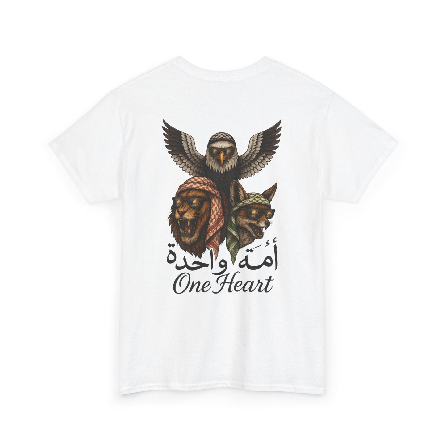 T-Shirt Signature unisex One Heart – Oummah Unie & Héritage Maghrébin – Qualité Allemande Premium 🇩🇪