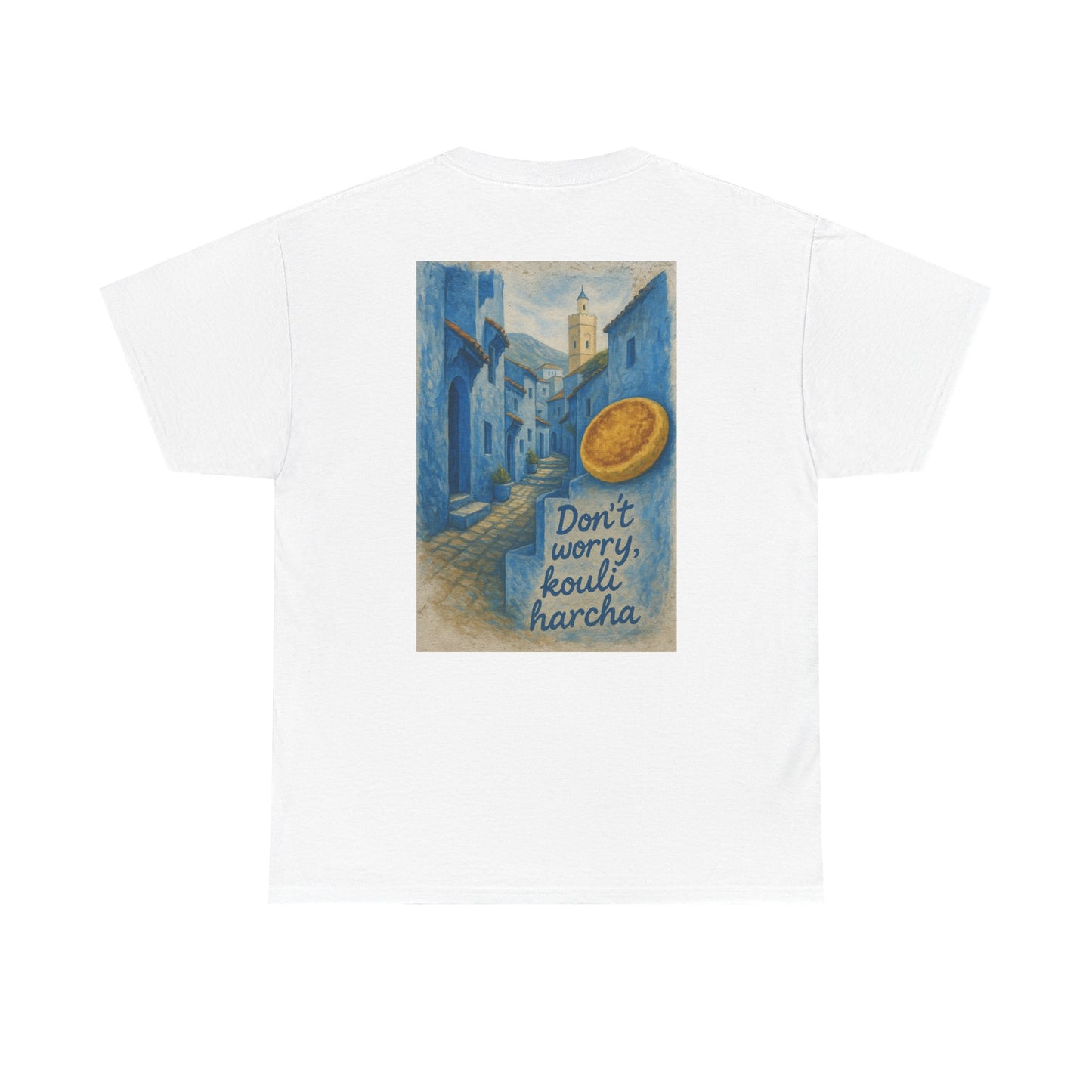 T-shirt Unisexe “Don’t Worry, Kouli Harcha” – Tee Humoristique, Streetwear Original, Style Casual & Confortable qualité allemande 🇩🇪