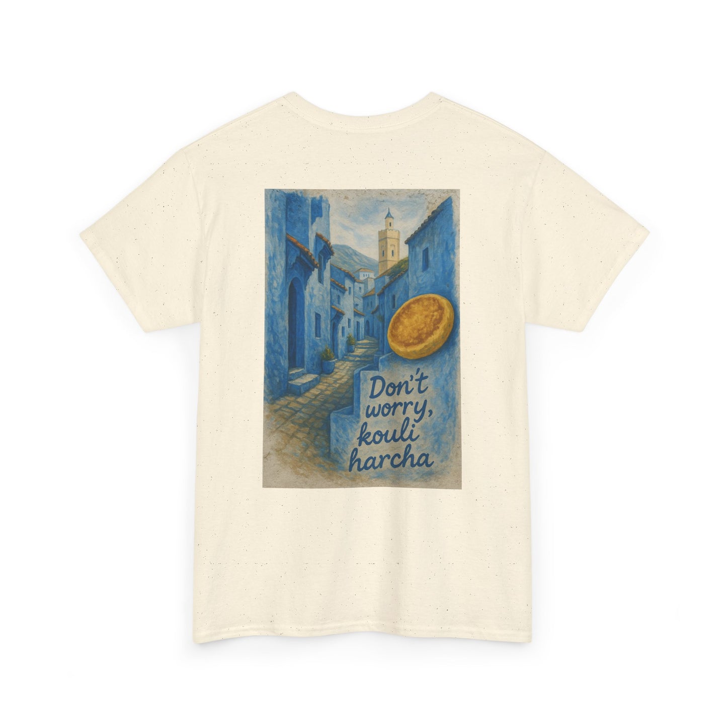 T-shirt Unisexe “Don’t Worry, Kouli Harcha” – Tee Humoristique, Streetwear Original, Style Casual & Confortable qualité allemande 🇩🇪