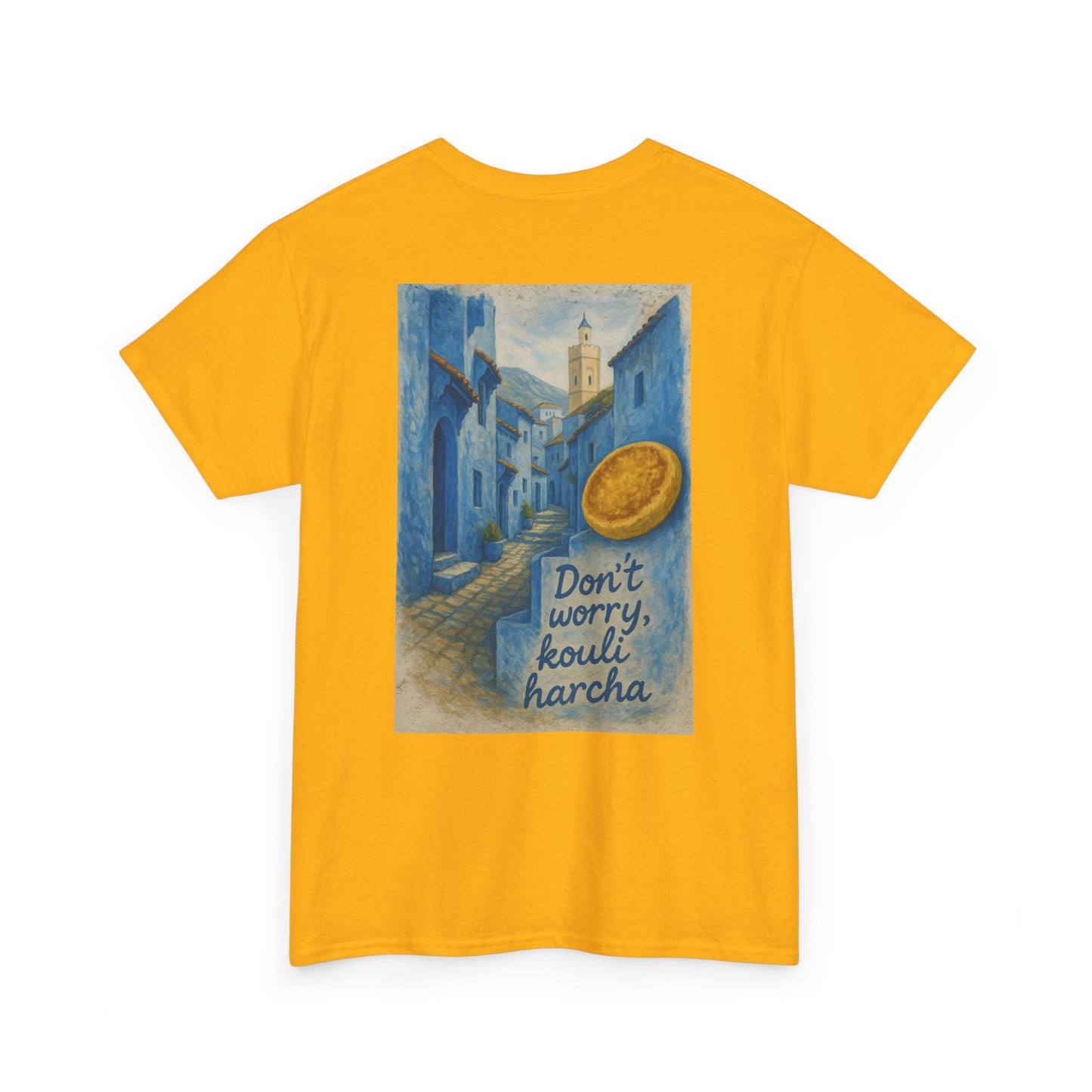 T-shirt Unisexe “Don’t Worry, Kouli Harcha” – Tee Humoristique, Streetwear Original, Style Casual & Confortable qualité allemande 🇩🇪