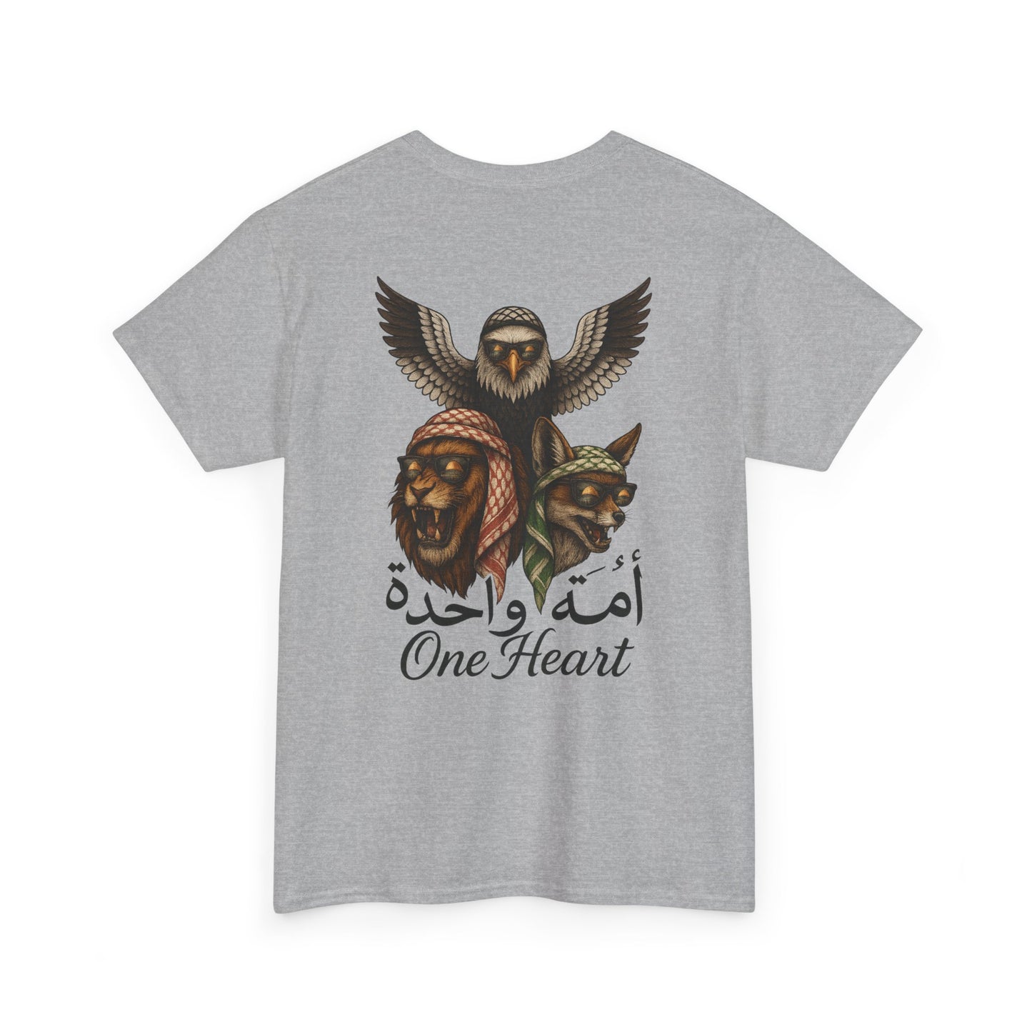 T-Shirt Signature unisex One Heart – Oummah Unie & Héritage Maghrébin – Qualité Allemande Premium 🇩🇪