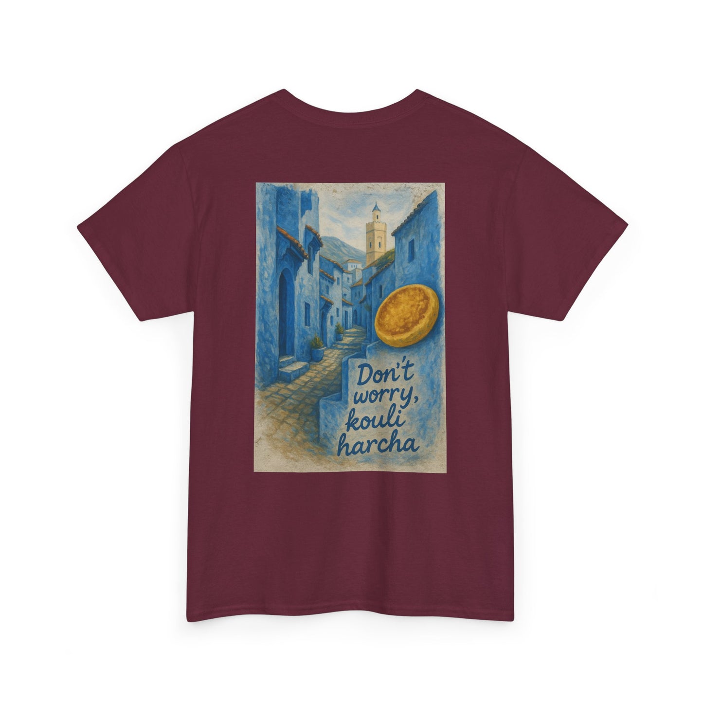 T-shirt Unisexe “Don’t Worry, Kouli Harcha” – Tee Humoristique, Streetwear Original, Style Casual & Confortable qualité allemande 🇩🇪