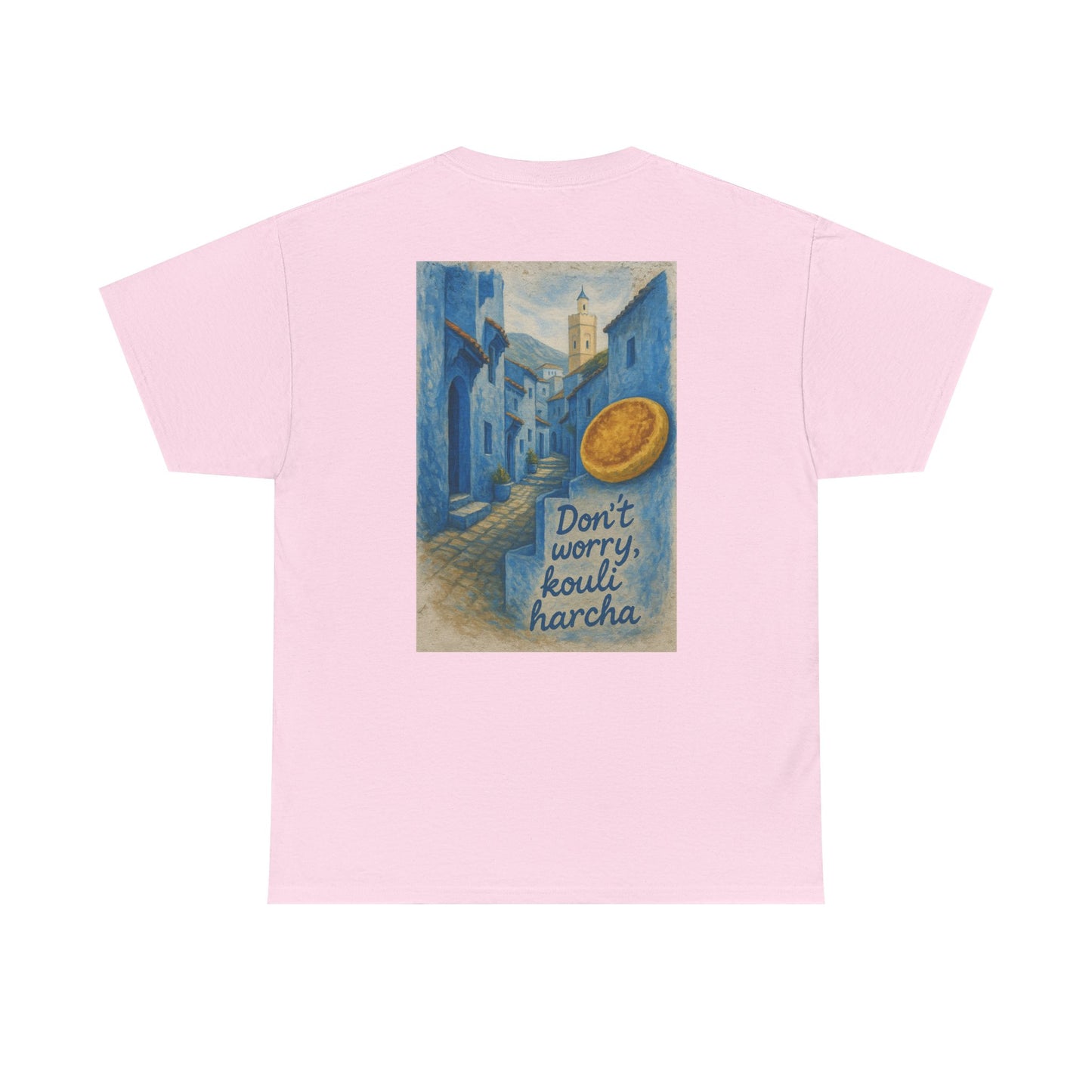 T-shirt Unisexe “Don’t Worry, Kouli Harcha” – Tee Humoristique, Streetwear Original, Style Casual & Confortable qualité allemande 🇩🇪