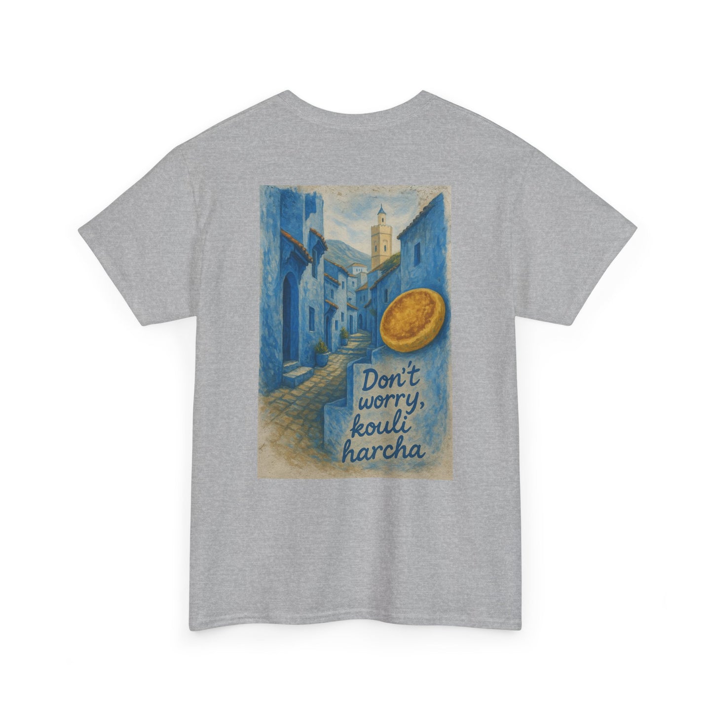 T-shirt Unisexe “Don’t Worry, Kouli Harcha” – Tee Humoristique, Streetwear Original, Style Casual & Confortable qualité allemande 🇩🇪