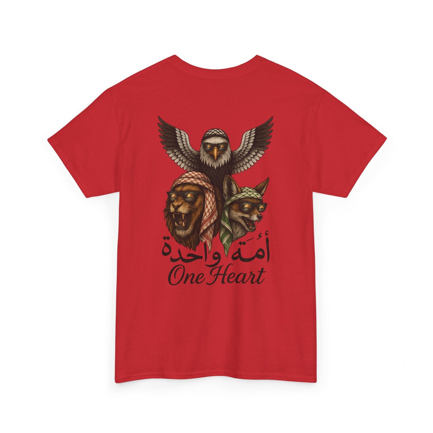 T-Shirt Signature unisex One Heart – Oummah Unie & Héritage Maghrébin – Qualité Allemande Premium 🇩🇪