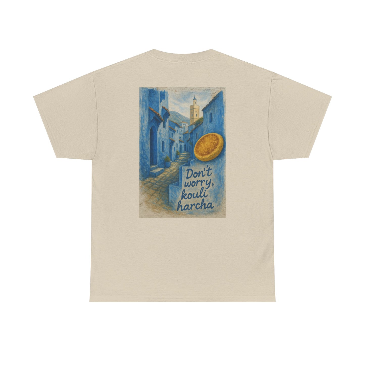T-shirt Unisexe “Don’t Worry, Kouli Harcha” – Tee Humoristique, Streetwear Original, Style Casual & Confortable qualité allemande 🇩🇪