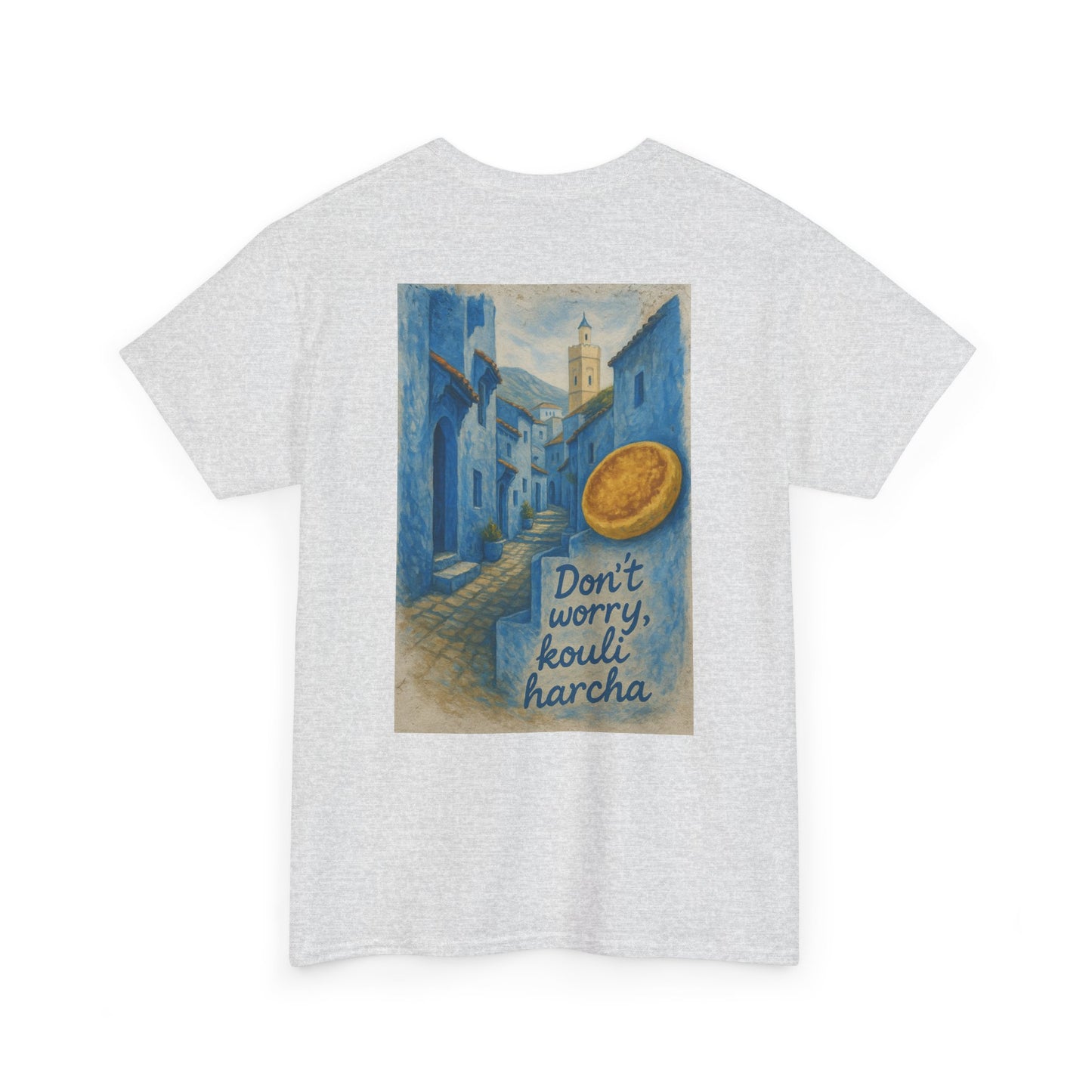 T-shirt Unisexe “Don’t Worry, Kouli Harcha” – Tee Humoristique, Streetwear Original, Style Casual & Confortable qualité allemande 🇩🇪
