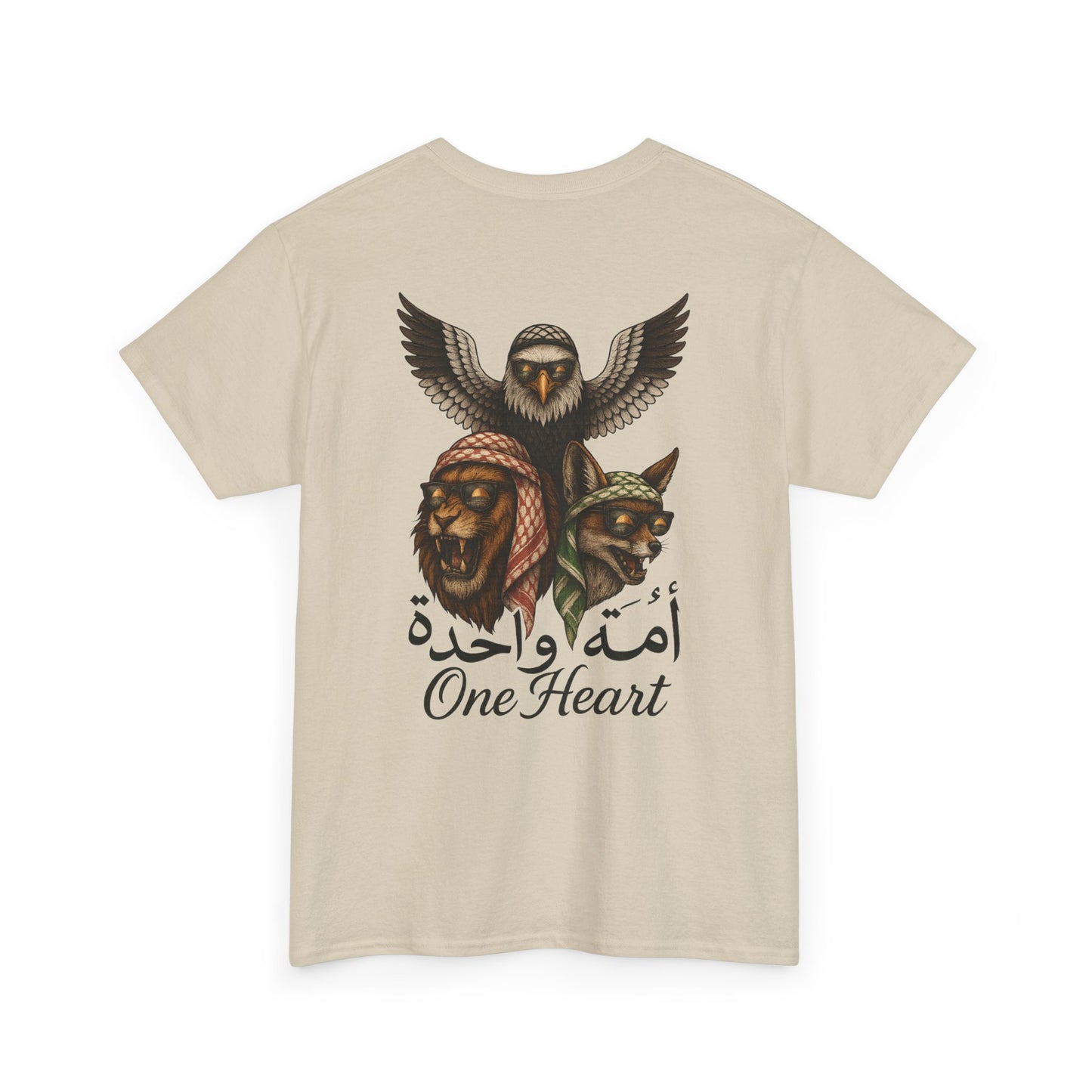 T-Shirt Signature unisex One Heart – Oummah Unie & Héritage Maghrébin – Qualité Allemande Premium 🇩🇪