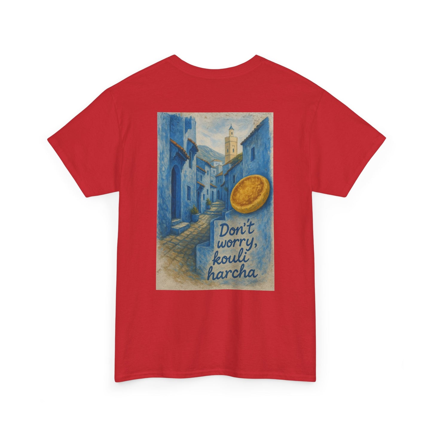 T-shirt Unisexe “Don’t Worry, Kouli Harcha” – Tee Humoristique, Streetwear Original, Style Casual & Confortable qualité allemande 🇩🇪