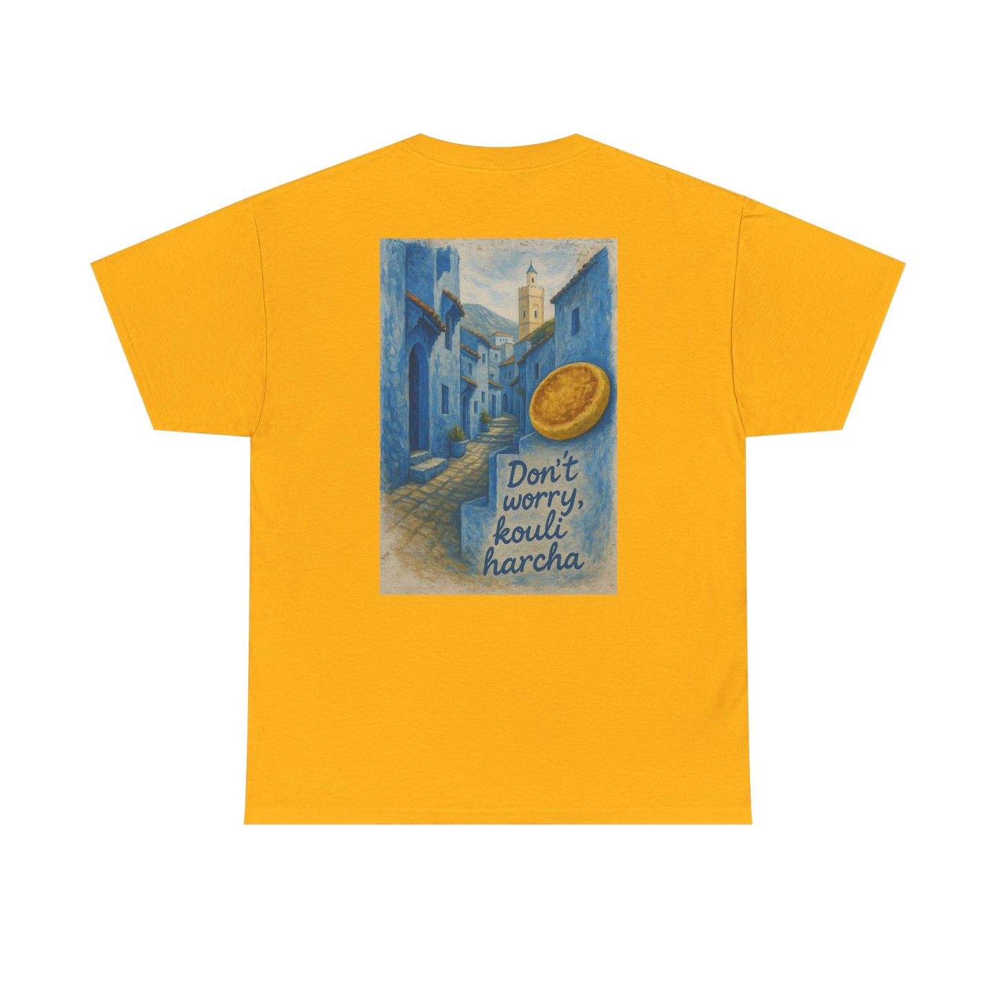T-shirt Unisexe “Don’t Worry, Kouli Harcha” – Tee Humoristique, Streetwear Original, Style Casual & Confortable qualité allemande 🇩🇪