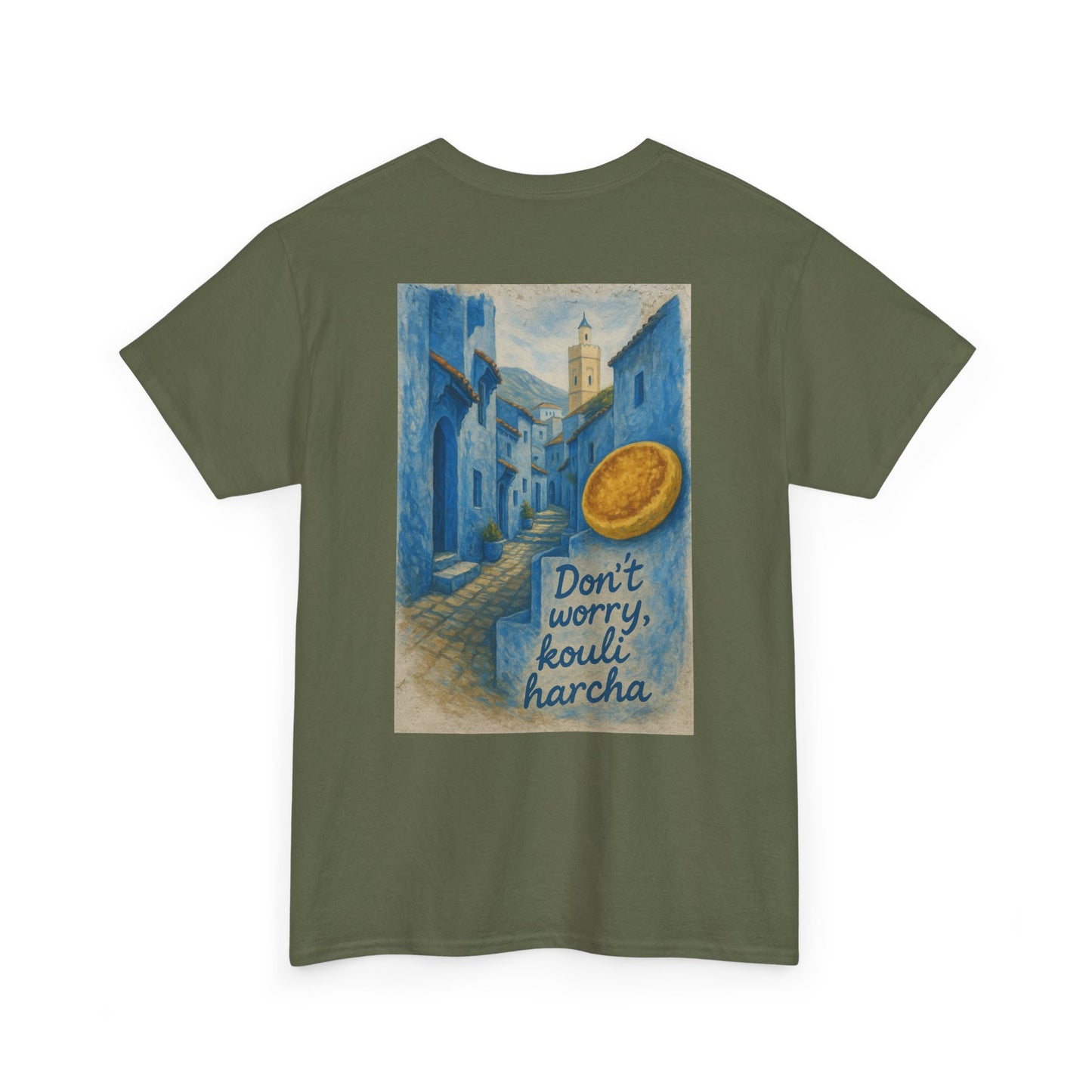 T-shirt Unisexe “Don’t Worry, Kouli Harcha” – Tee Humoristique, Streetwear Original, Style Casual & Confortable qualité allemande 🇩🇪
