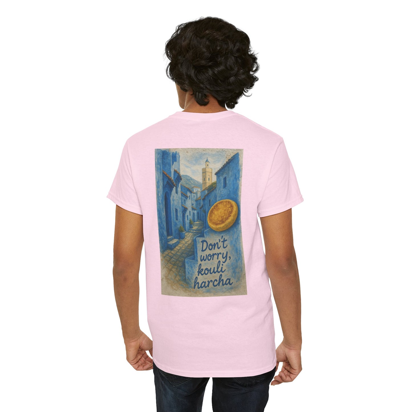 T-shirt Unisexe “Don’t Worry, Kouli Harcha” – Tee Humoristique, Streetwear Original, Style Casual & Confortable qualité allemande 🇩🇪