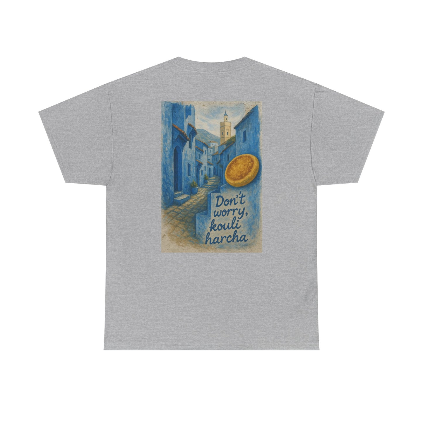 T-shirt Unisexe “Don’t Worry, Kouli Harcha” – Tee Humoristique, Streetwear Original, Style Casual & Confortable qualité allemande 🇩🇪
