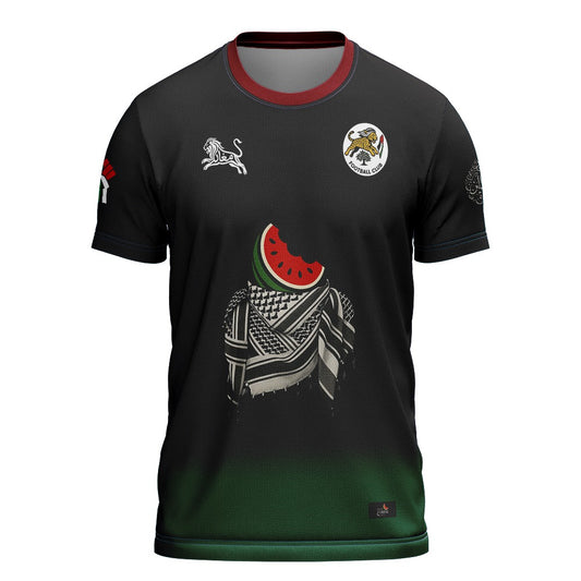 🖤❤️🤍💚 Maillot Foot Unisexe “Les Couleurs de la Liberté 🍉” – Édition Signature – Maison Elwène